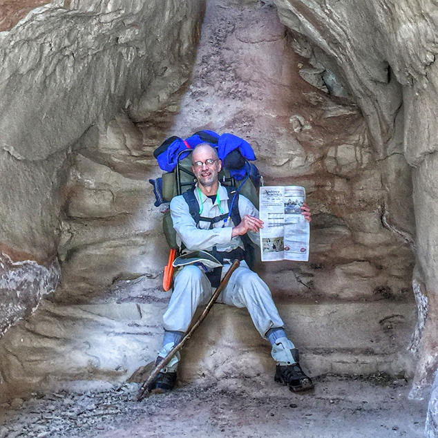 Charlie Darling took the Beacon on a week-long hike through Buckskin Gulch and the Paria River Wilderness in Utah and Arizona in April. For many spectacular photos from the trip, visit Instagram.com/ronen_yaari/. Photo: Ronen Yaari