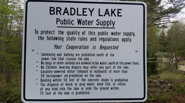 Be sure to brush up on the rules for using Bradley Lake at the dam and Highland Lake at the Town Beach. Photo: Charlie Darling