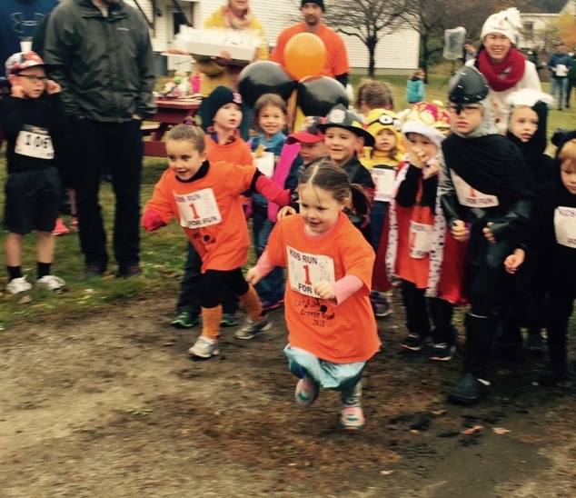 This years Creepy Crawl and Kids Run had about fifty participants and thirteen sponsors.