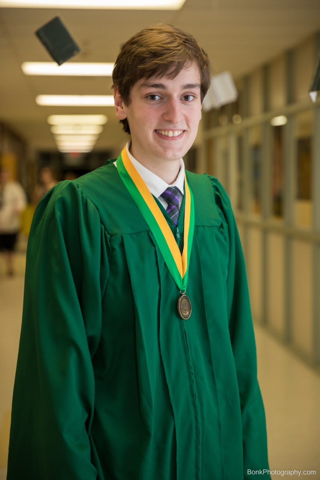 Hunter Bonk Graduates with Highest Honors