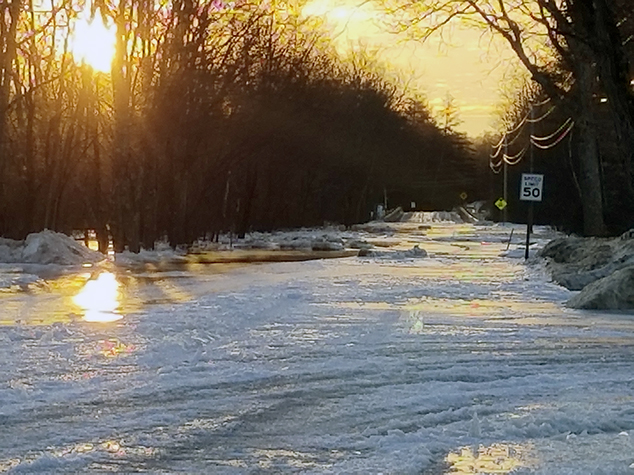 Heavy Rains Cause Flooding and Ice Jams