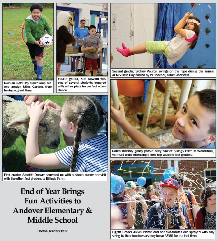 End of School Year Brings Fun Activities to Andover Elementary and Middle School