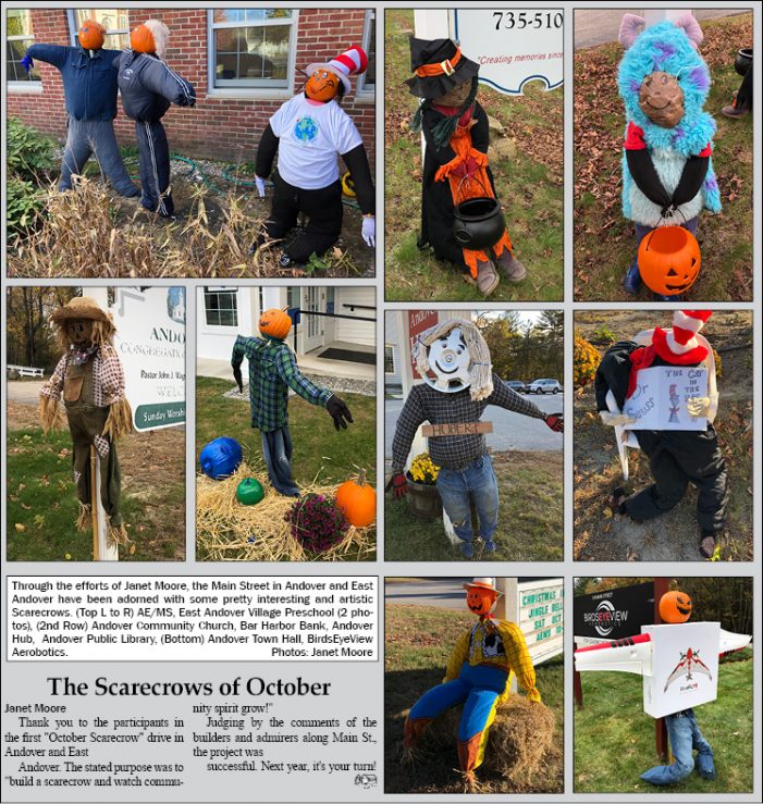 Scarecrows of October in Andover