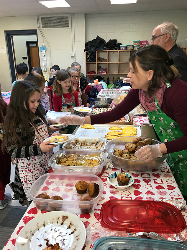 AE/MS Second Grade Annual Heart Healthy Valentine Restaurant Held