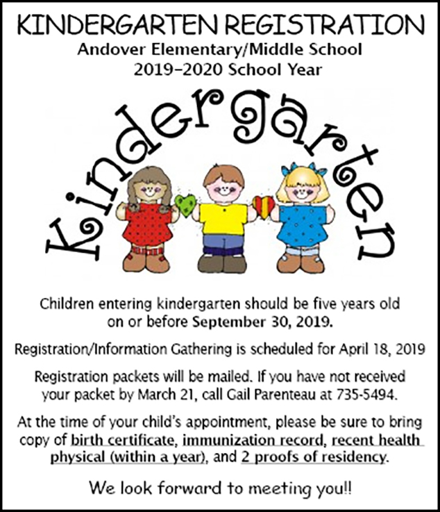 AE/MS Kindergarten Registration