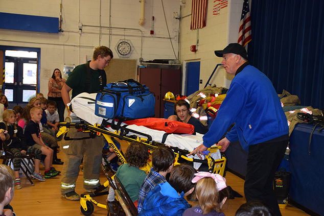 Andover Fire Department Stages Simulated Emergency at AE/MS