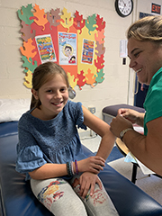 AE/MS Protects 100 Students in 10th Annual Flu Clinic