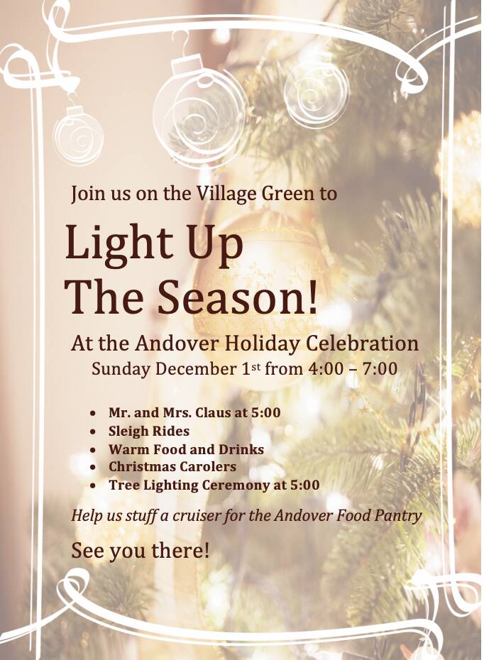 Tree Lighting and Holiday Celebration on the Village Green