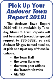 Pick Up Your Andover Town Report 2019