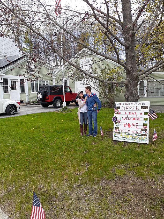 A Warm Welcome Awaits After Seven-Week Deployment