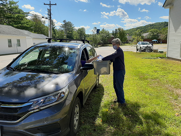 Andover Held First Ever Drive Thru Absentee Ballot Voting