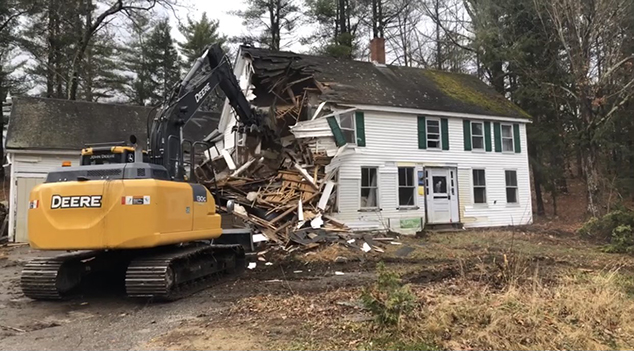 Derelict House on Main Street Has Been Demolished