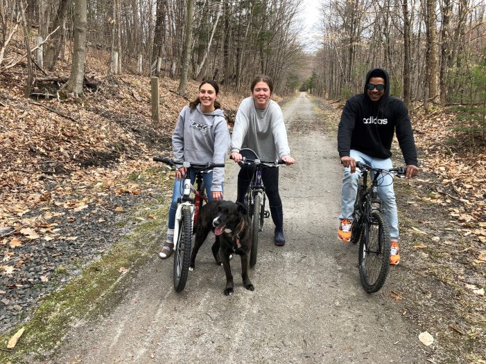 East Andover Riders Take Advantage of the Rail Trail