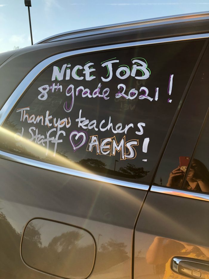 Car Window Shows Thanks to AE/MS Teachers and Staff