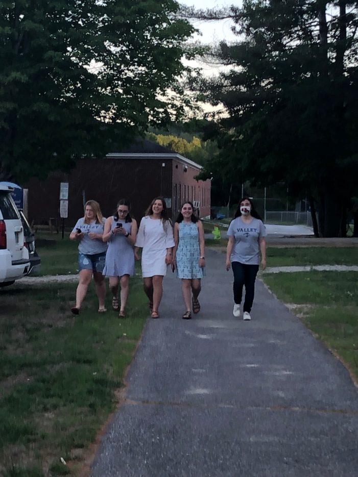 AE/MS Students Walk the School Grounds Before Graduation