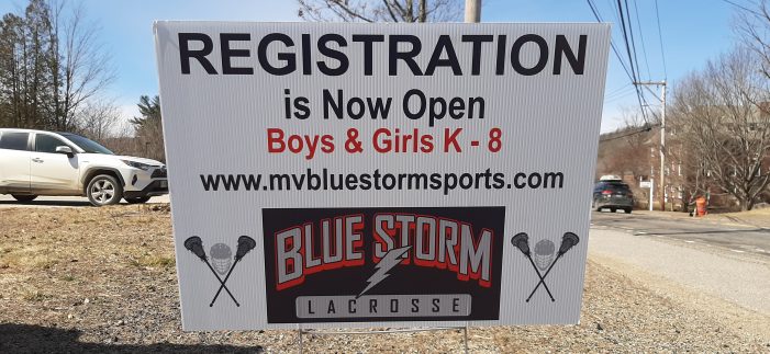 Blue Storm Sports Advertises that Registration is Now Open