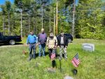 Volunteers Place Flags on Veterans’ Graves in Andover Cemeteries