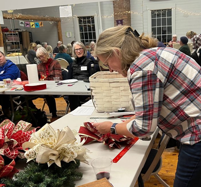 Garden Club Workshop Teaches the Art of Bow Making