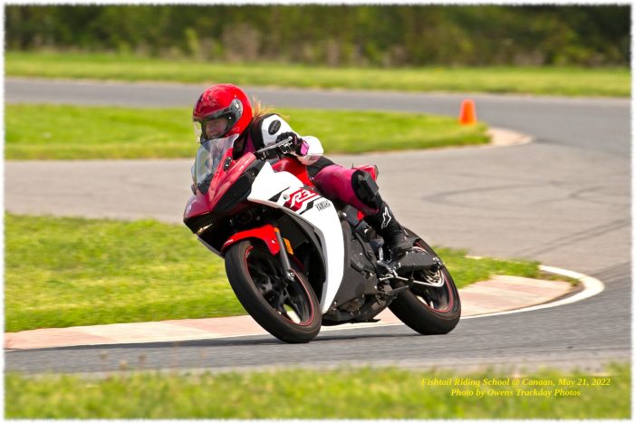 Kimberley Edelmann Takes a Curve at Canaan Race Track