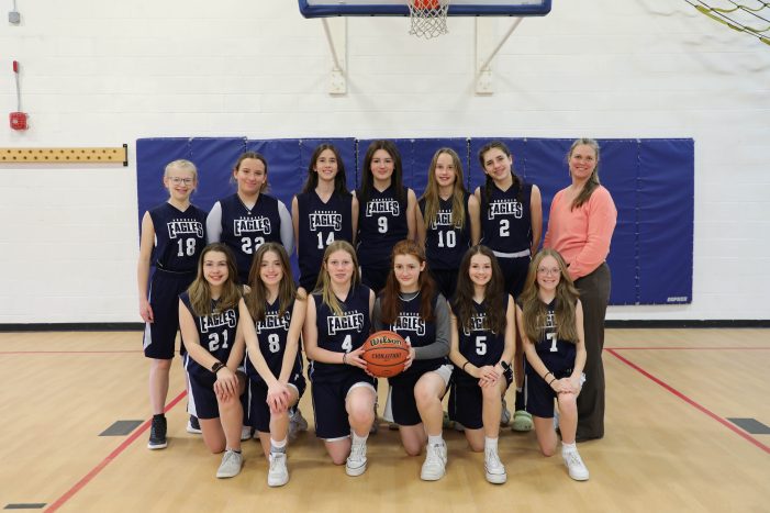 AE/MS Girls Basketball Teams Finish Season 11-1