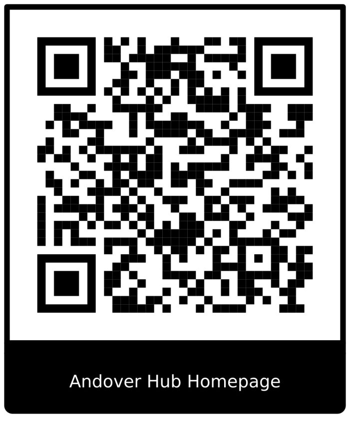 QR Code Brings Viewer Directly to Hub’s Website Homepage