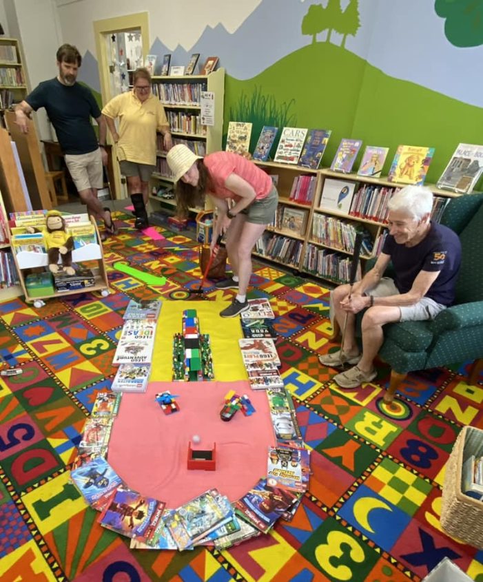 Bachelder Library Mini Golf Fundraiser Raises Funds for Roof