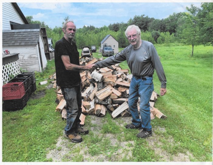 Andover Fish & Game Club Delivers Wood to Raffle Winner