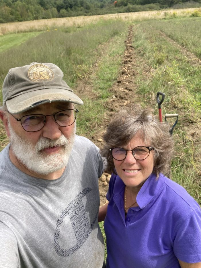 East Andover Couple Raises Potatoes for Food Bank