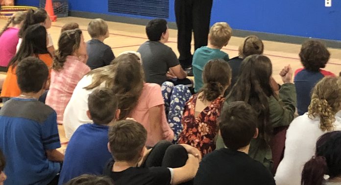 AE/MS Band Students Learn About Instruments Available for Use