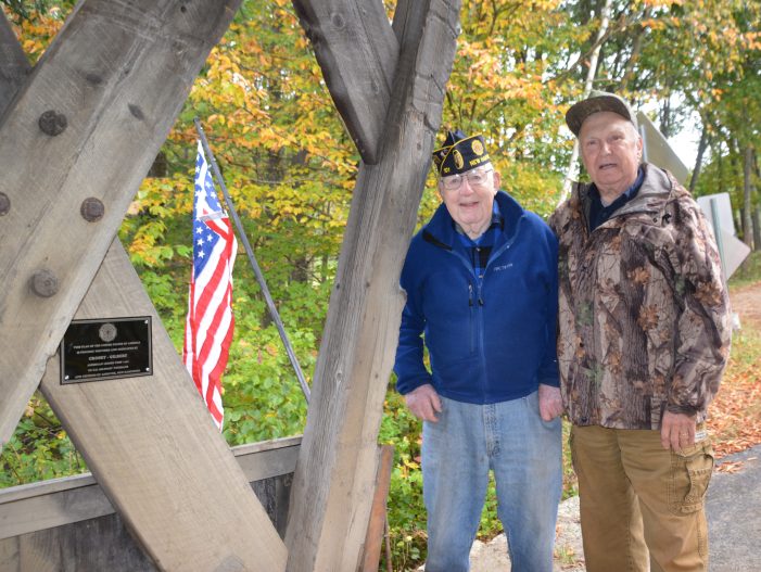 American Legion Post Replaces Flags on Andover Bridges