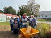 Class Teaches Garden Club How to Make a Pumpkin Person