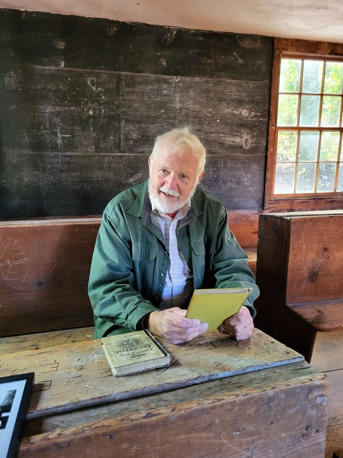 Steve Taylor Visits AHS’s Tucker Mountain Schoolhouse