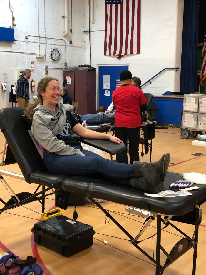 Annual AE/MS Blood Drive Draws Dozens of Donors