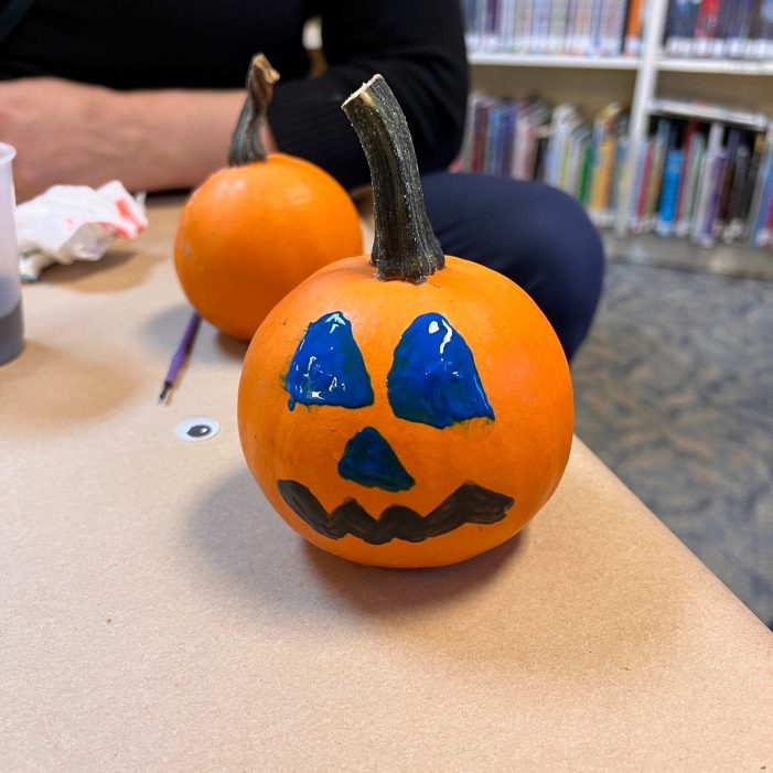 Salisbury Library Holds Pumpkin Painting Drop-in Days!