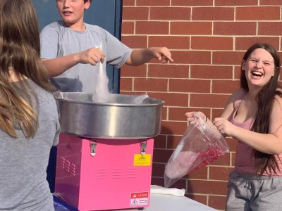 Eighth Graders Raise Funds with Movie Night