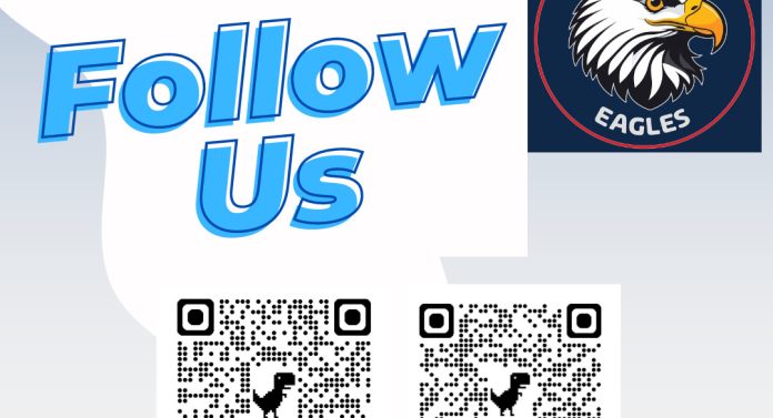 QR Code Makes it Easy to Follow A.E.M.S. Eagles