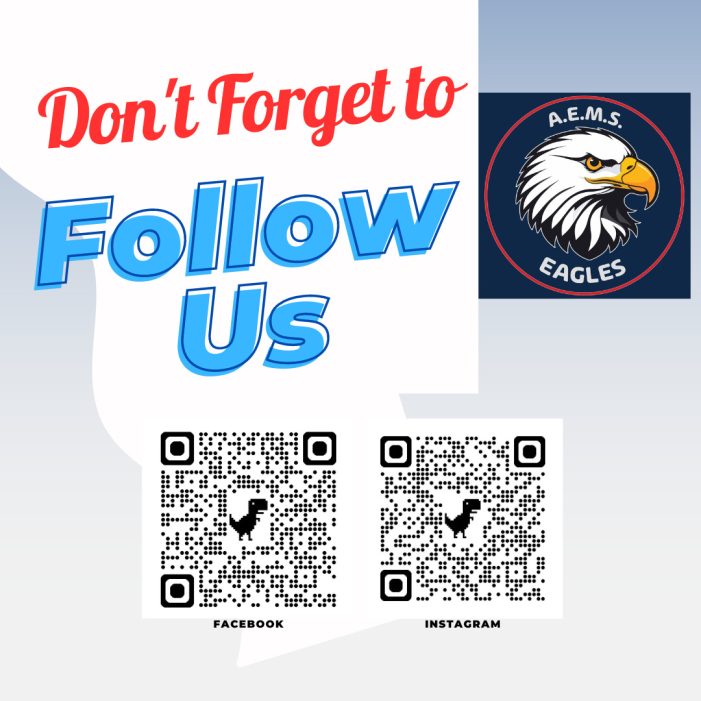 QR Code Makes it Easy to Follow A.E.M.S. Eagles