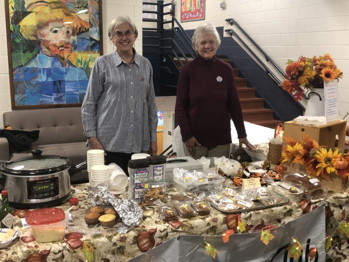 Andover Service Club Sells Baked Goods on Election Day