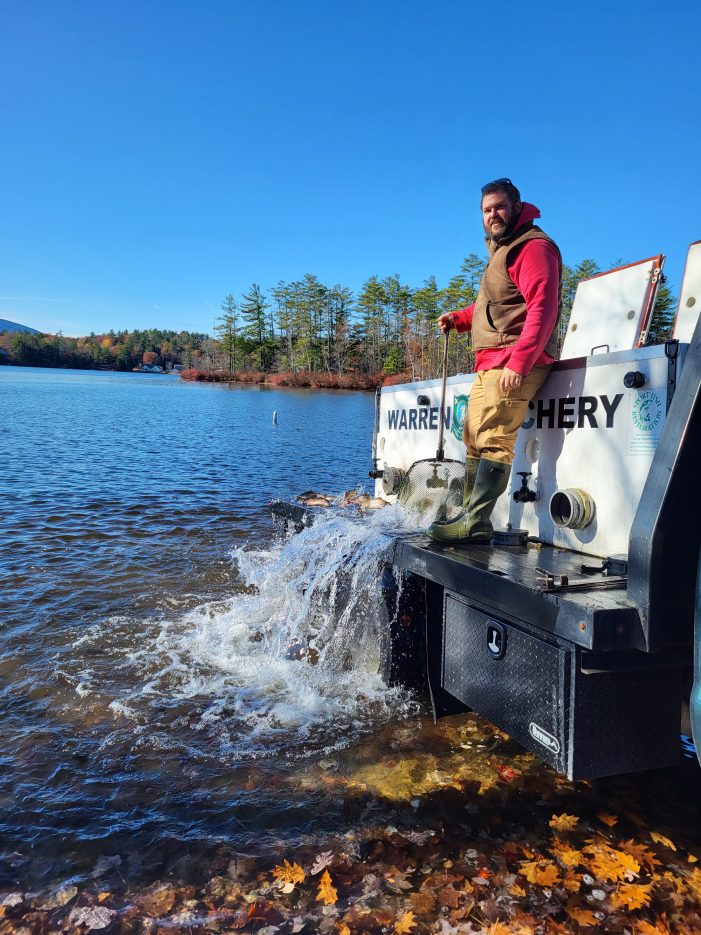 Fish & Game Stocks Highland Lake with Brook Trout