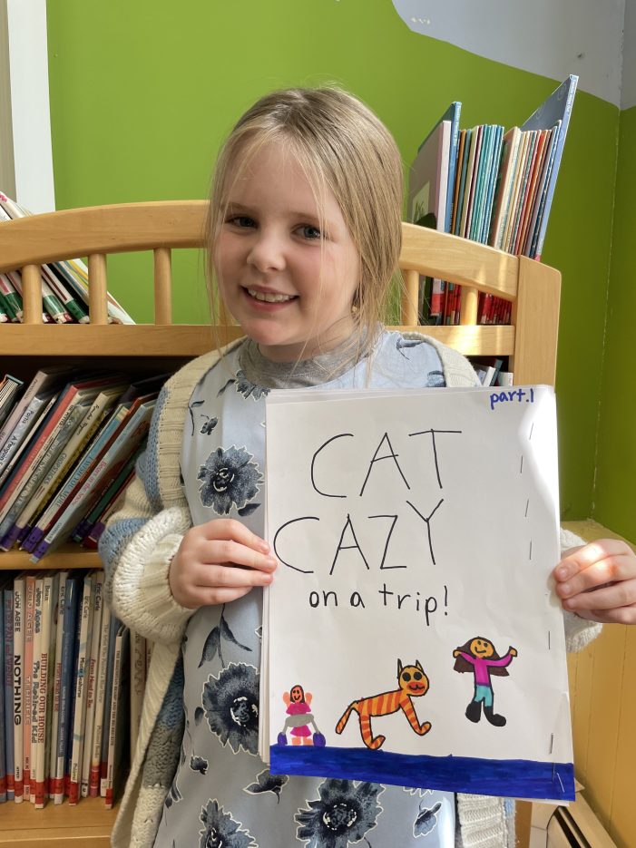 Young Andover Girl Writes Her Own Book