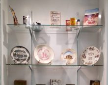 Andover Historical Society Updates Display in Town Office