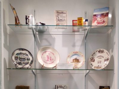 Andover Historical Society Updates Display in Town Office