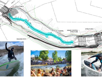 Surf’s Up at Franklin’s MIll City Park’s Whitewater Feature